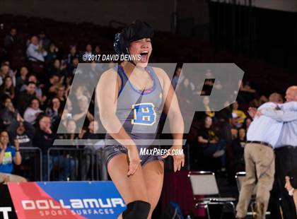 Thumbnail 1 in CIF State Girls Wrestling Championships (Finals) photogallery.