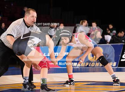 Thumbnail 2 in CIF State Girls Wrestling Championships (Finals) photogallery.