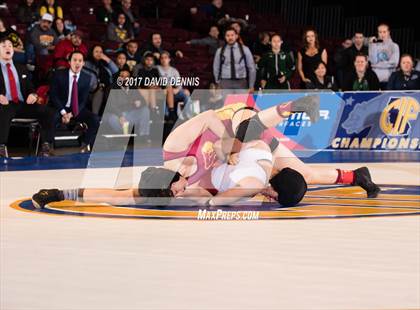 Thumbnail 1 in CIF State Girls Wrestling Championships (Finals) photogallery.