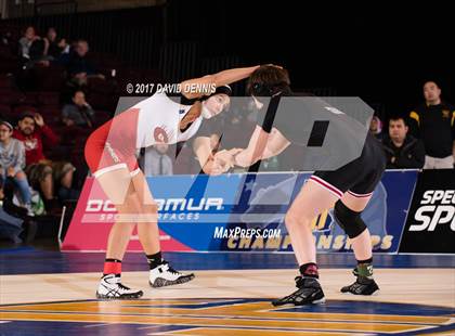 Thumbnail 3 in CIF State Girls Wrestling Championships (Finals) photogallery.