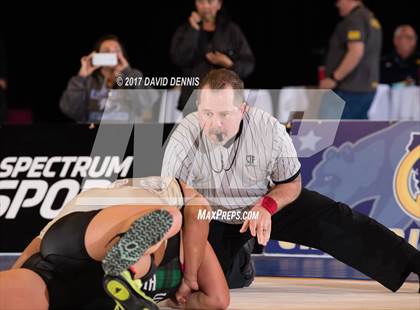 Thumbnail 2 in CIF State Girls Wrestling Championships (Finals) photogallery.