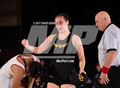 Thumbnail 2 in CIF State Girls Wrestling Championships (Finals) photogallery.