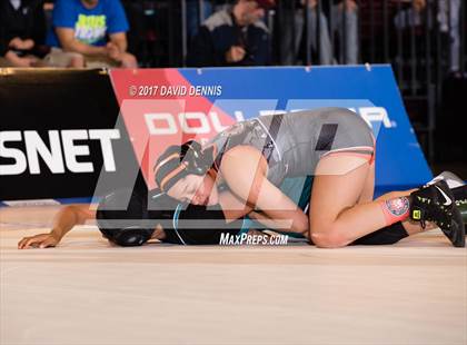 Thumbnail 2 in CIF State Girls Wrestling Championships (Finals) photogallery.