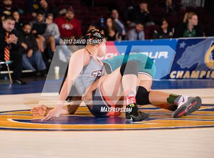 Thumbnail 2 in CIF State Girls Wrestling Championships (Finals) photogallery.