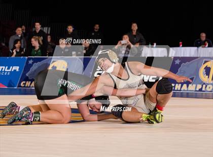 Thumbnail 3 in CIF State Girls Wrestling Championships (Finals) photogallery.