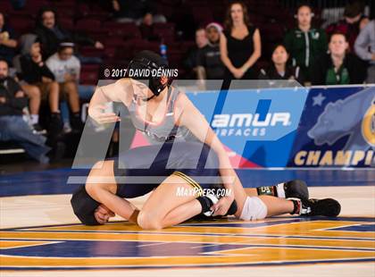 Thumbnail 2 in CIF State Girls Wrestling Championships (Finals) photogallery.