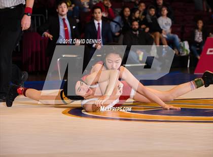 Thumbnail 3 in CIF State Girls Wrestling Championships (Finals) photogallery.