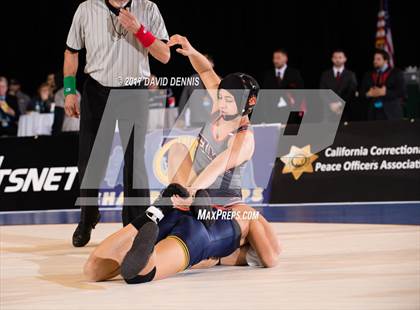 Thumbnail 3 in CIF State Girls Wrestling Championships (Finals) photogallery.