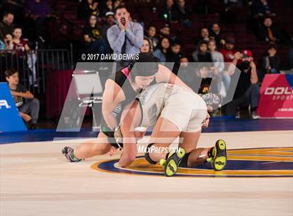 Thumbnail 2 in CIF State Girls Wrestling Championships (Finals) photogallery.