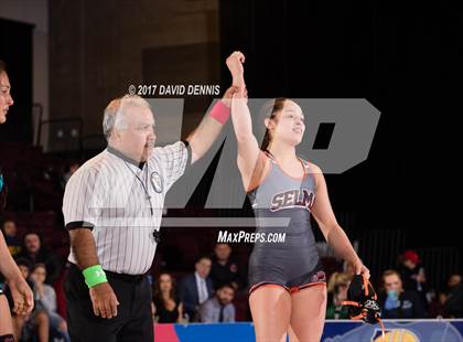Thumbnail 3 in CIF State Girls Wrestling Championships (Finals) photogallery.
