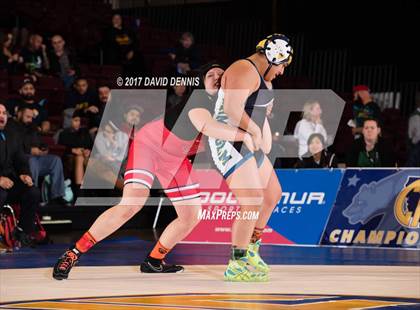 Thumbnail 3 in CIF State Girls Wrestling Championships (Finals) photogallery.