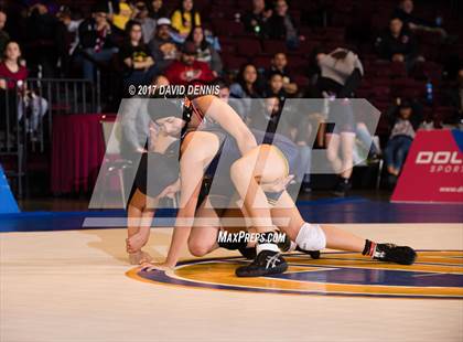 Thumbnail 2 in CIF State Girls Wrestling Championships (Finals) photogallery.