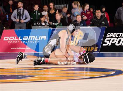 Thumbnail 2 in CIF State Girls Wrestling Championships (Finals) photogallery.