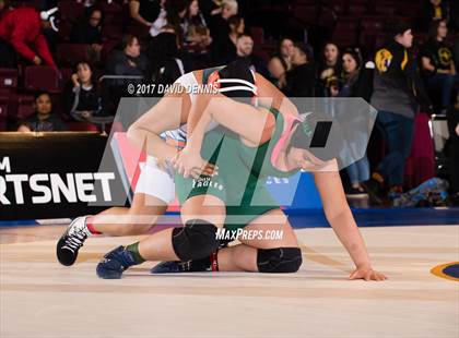 Thumbnail 1 in CIF State Girls Wrestling Championships (Finals) photogallery.