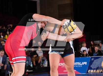 Thumbnail 3 in CIF State Girls Wrestling Championships (Finals) photogallery.