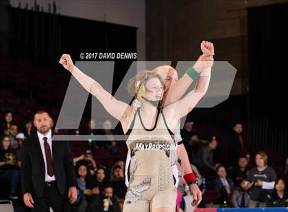 Thumbnail 2 in CIF State Girls Wrestling Championships (Finals) photogallery.