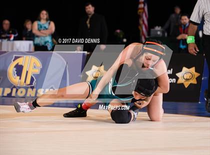 Thumbnail 1 in CIF State Girls Wrestling Championships (Finals) photogallery.