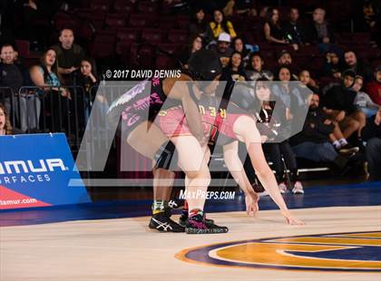 Thumbnail 1 in CIF State Girls Wrestling Championships (Finals) photogallery.