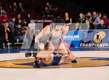 Thumbnail 1 in CIF State Girls Wrestling Championships (Finals) photogallery.