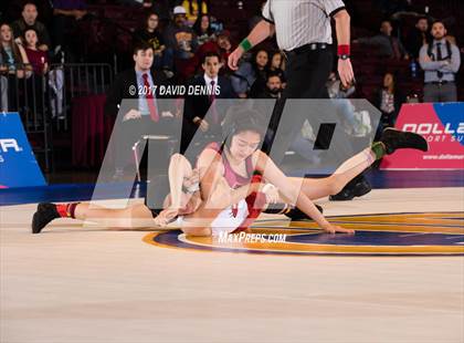 Thumbnail 2 in CIF State Girls Wrestling Championships (Finals) photogallery.