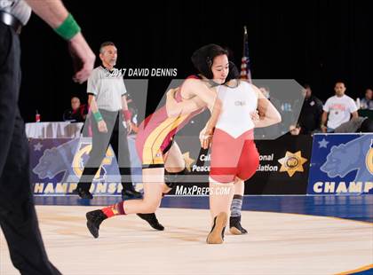 Thumbnail 2 in CIF State Girls Wrestling Championships (Finals) photogallery.