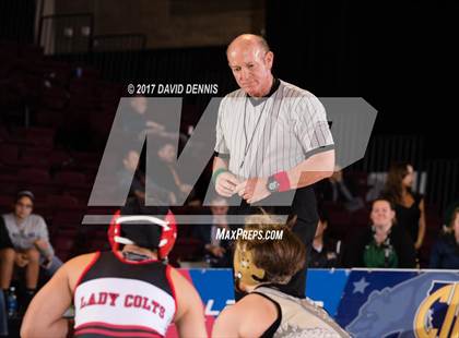 Thumbnail 1 in CIF State Girls Wrestling Championships (Finals) photogallery.