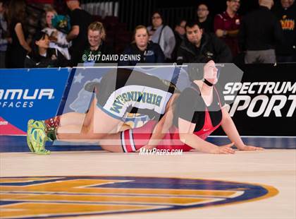 Thumbnail 2 in CIF State Girls Wrestling Championships (Finals) photogallery.