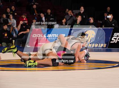 Thumbnail 3 in CIF State Girls Wrestling Championships (Finals) photogallery.