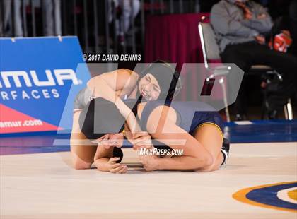 Thumbnail 2 in CIF State Girls Wrestling Championships (Finals) photogallery.