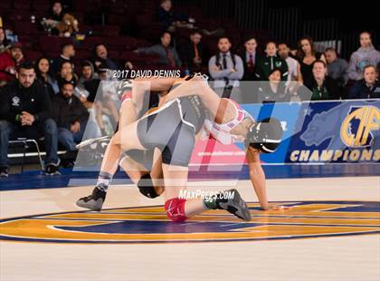 Thumbnail 3 in CIF State Girls Wrestling Championships (Finals) photogallery.