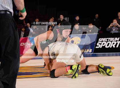 Thumbnail 1 in CIF State Girls Wrestling Championships (Finals) photogallery.
