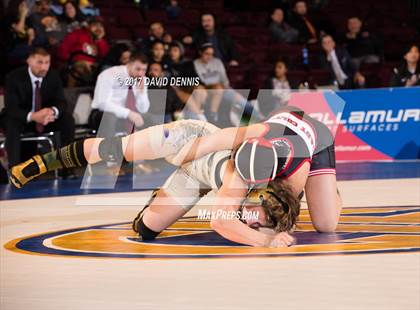Thumbnail 2 in CIF State Girls Wrestling Championships (Finals) photogallery.
