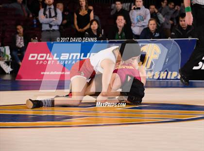 Thumbnail 2 in CIF State Girls Wrestling Championships (Finals) photogallery.