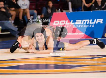 Thumbnail 2 in CIF State Girls Wrestling Championships (Finals) photogallery.
