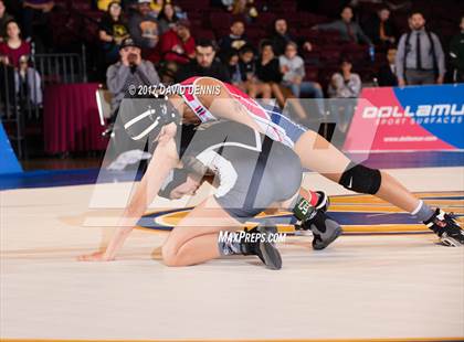 Thumbnail 2 in CIF State Girls Wrestling Championships (Finals) photogallery.