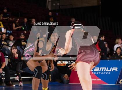 Thumbnail 3 in CIF State Girls Wrestling Championships (Finals) photogallery.