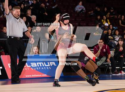 Thumbnail 2 in CIF State Girls Wrestling Championships (Finals) photogallery.