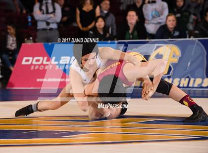 Thumbnail 3 in CIF State Girls Wrestling Championships (Finals) photogallery.