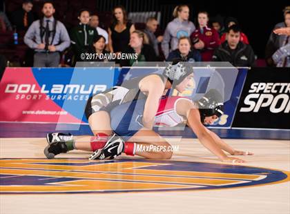 Thumbnail 3 in CIF State Girls Wrestling Championships (Finals) photogallery.