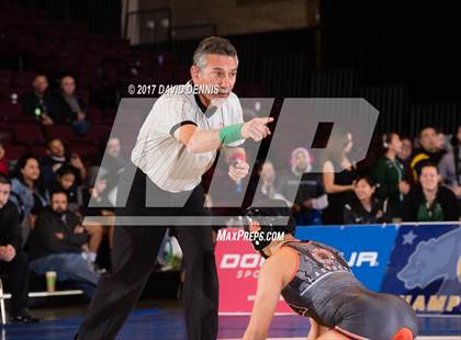 Thumbnail 2 in CIF State Girls Wrestling Championships (Finals) photogallery.