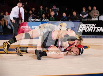 Thumbnail 3 in CIF State Girls Wrestling Championships (Finals) photogallery.