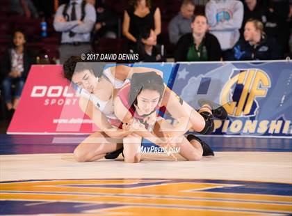 Thumbnail 1 in CIF State Girls Wrestling Championships (Finals) photogallery.