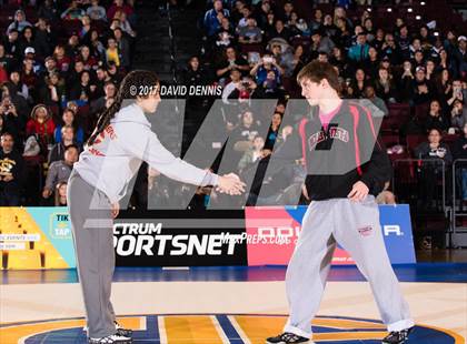 Thumbnail 2 in CIF State Girls Wrestling Championships (Finals) photogallery.