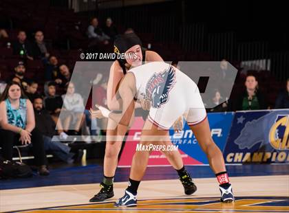 Thumbnail 3 in CIF State Girls Wrestling Championships (Finals) photogallery.