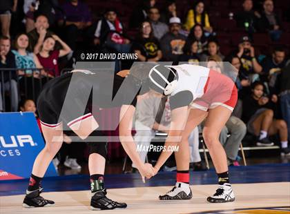 Thumbnail 3 in CIF State Girls Wrestling Championships (Finals) photogallery.