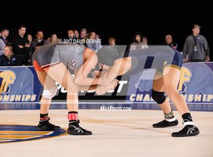Thumbnail 1 in CIF State Girls Wrestling Championships (Finals) photogallery.