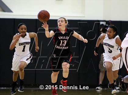 Thumbnail 2 in Valley Christian @ Eastside College Prep (CIF NorCal Regional D5 Final) photogallery.