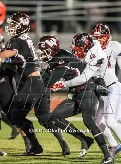 Thumbnail 2 in Wylie vs. Centennial (UIL 5A Bi-District Playoff) photogallery.
