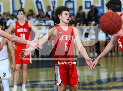 Thumbnail 1 in Mater Dei vs. St. John Bosco photogallery.