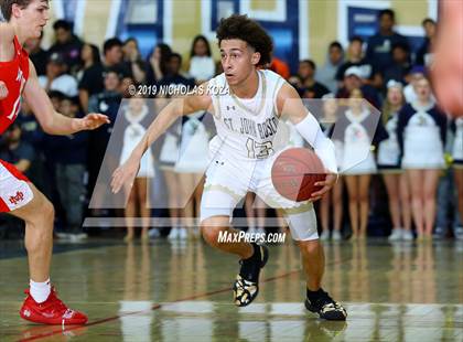 Thumbnail 2 in Mater Dei vs. St. John Bosco photogallery.
